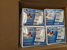 LOT of 48: First Aid Emergency Travel Kit Medical Band-Aids and More-  EXPIRED