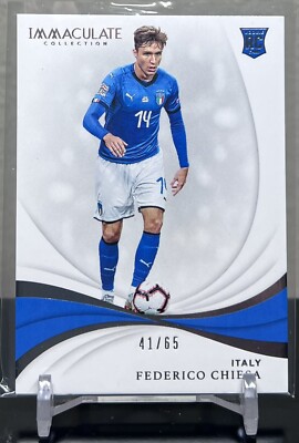 panini immaculate フェデリコキエーザ 2018-19 Immaculate Collection Federico Chiesa RC 41/65🔥🔥 | eBay