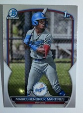 2023 Bowman #BCP-55 Mairoshendrick Martinus  Chrome Prospects