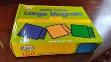 Didax 100 Unifix Large Magnets For Classroom NEW in box