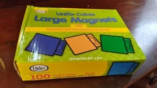 Didax 100 Unifix Large Magnets For Classroom NEW in box