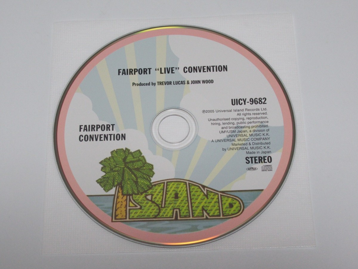 FAIRPORT CONVENTION FAIRPORT LIVE CONVENTION JAPAN CD w/OBI