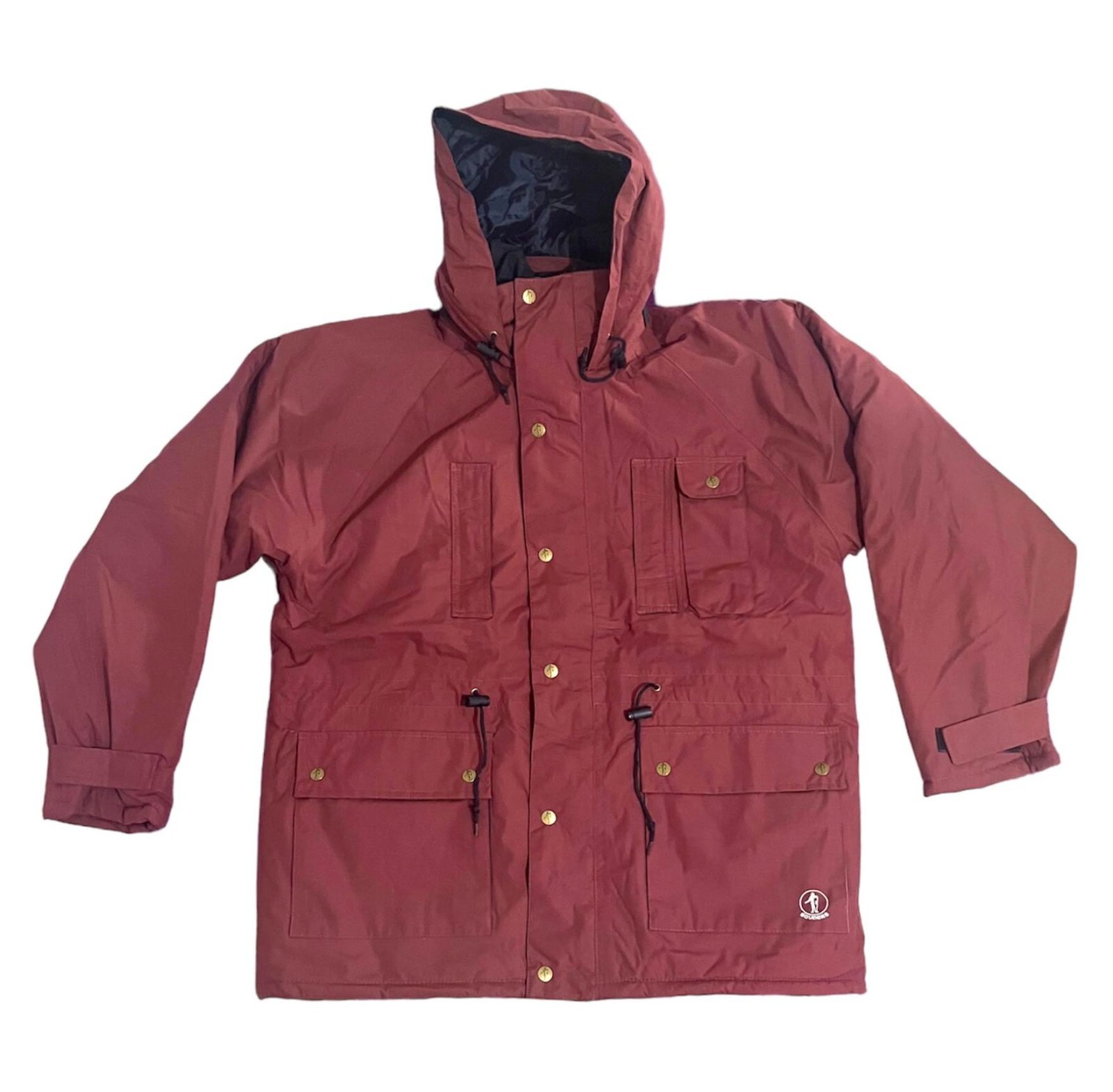 Manteaux Hiver Chaud Scuders Bordeaux Homme Taille M Neuf