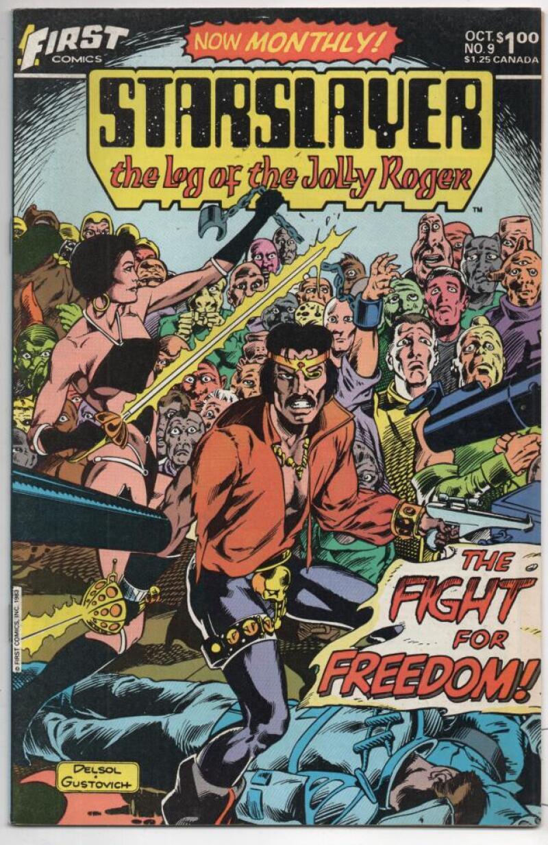STARSLAYER #9, VF-, Log of the Jolly Roger, Pacific, Grell, 1982 1983 ...