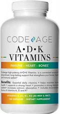Vitamin ADK - 180 Count - Bioavailable A 5000 IU D3 5000 K1 K2 (MK4 1500mcg... 