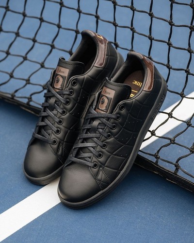 Adidas Originales Stan Smith X DIME Todas las Tallas del Reino Unido Cuero Negro Nuevo en Caja ASSXDB - Imagen 11 de 12