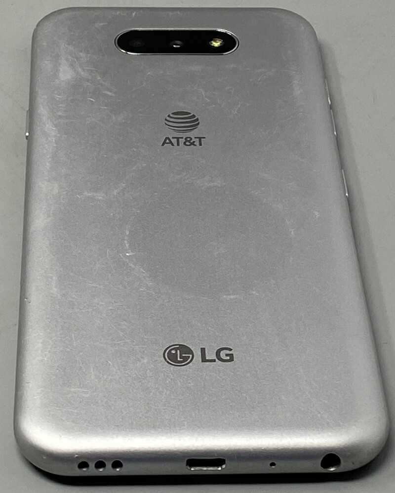 LG Phoenix 5 LMK300AM 16GB Silver AT&T Only Android Smartphone Fair
