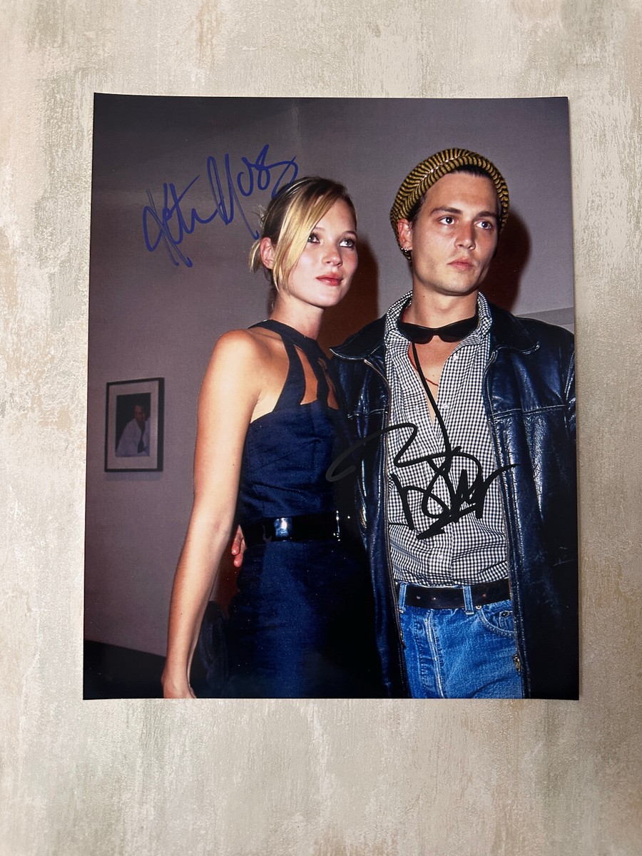 Kate Moss and Johnny Depp Signed Photo 8x10 | eBay