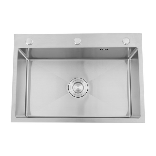 Lavello 65x45 acciaio inox 304 0,8 mm, lavello, lavello cucina grande quadrato, lavello da incasso - Foto 20 di 20