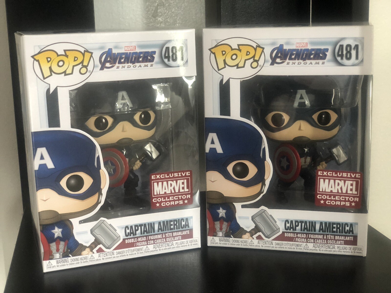 Pop Marvel Collector Corps Captain America Funko Mjolnir Funko Pop