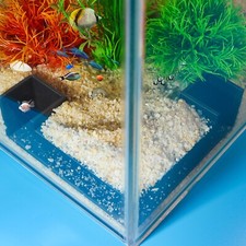 Right Angle PLA Aquarium Cave Underground Corner Fish Tunnel Game Window Tunnel