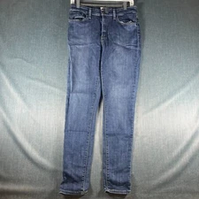Levis 721 Womens Jeans Blue High Rise Skinny Five Pockets Size 29 Cotton Blend