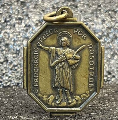 Uruguay Circa 1900 Sacred Heart of Mary & St. Pancras Sanctuary by CD, bronze