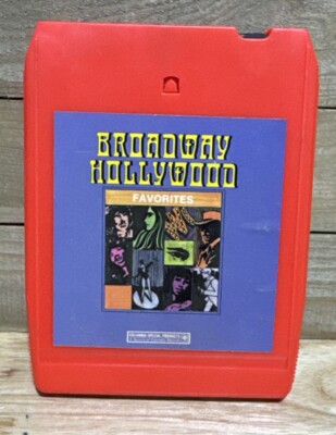 RARE DEMO COPY Broadway Hollywood Favorites (8-Track Tape) CA 10298