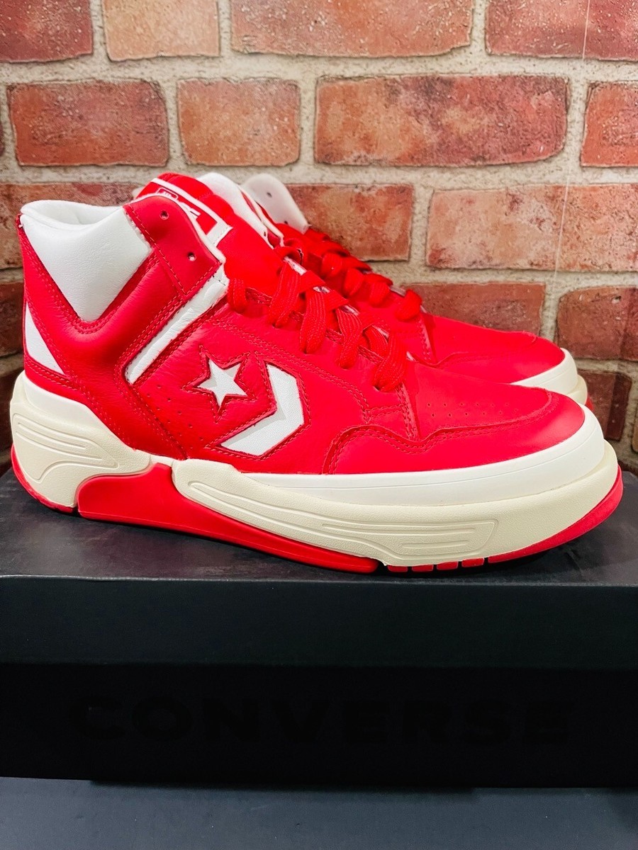 Converse Weapon CX Mid Shoes Mens Size 8.5 University Red White Sneakers 172355C Converse Weapon CX Mid Shoes University Red White 172355C  main image 3