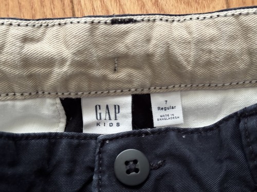 Gap Kids Boys Navy Blue School Uniform Shorts Sz 7 Regular - Picture 2 of 4
