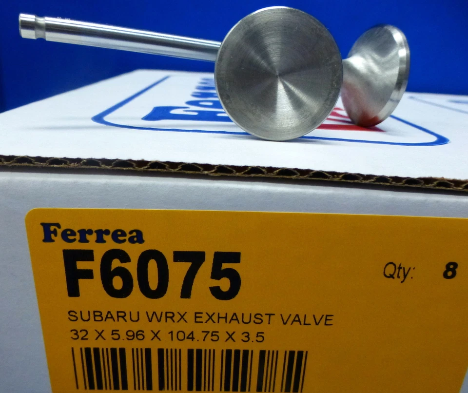 Válvulas turbo Ferrea 6000 para Subaru WRX STI 2,0 L 2,5 L DOHC EJ20 EJ25 EJ257 STI Foto 4 de 4