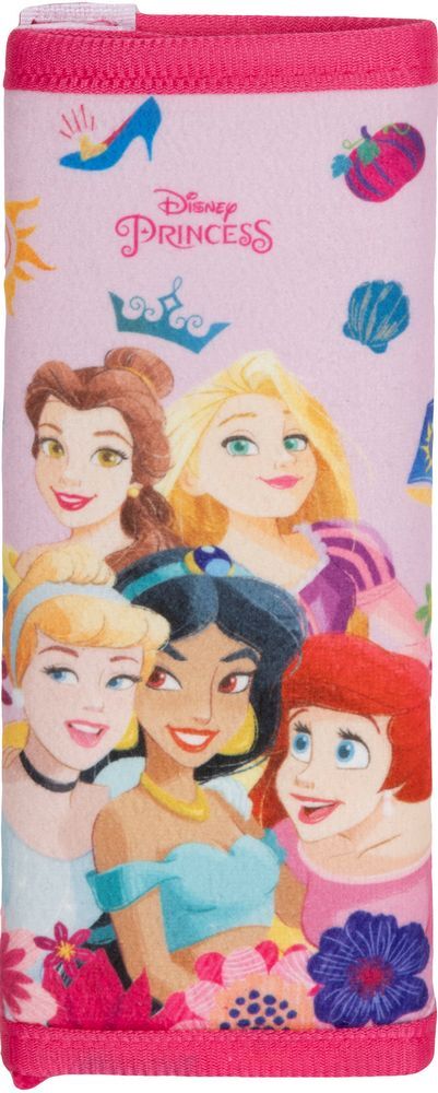 Disney Passacintura Soft Princess Flower - Protezione Cintura Auto Bambine, Desi