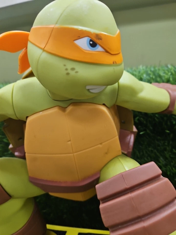 Jakks 2016 Teenage Mutant Ninja Turtle Agro-Rilla radiocontrol sin control remoto leer Foto 4 de 4