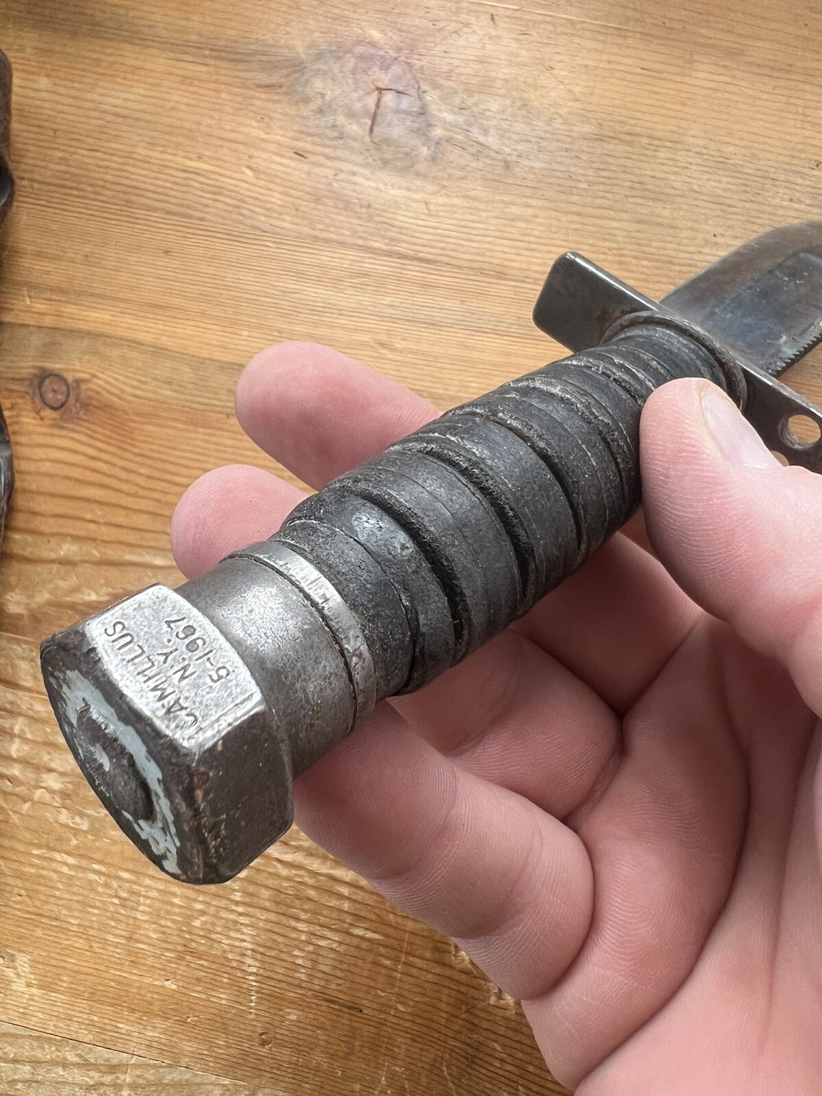 Camillus 1967 Pilots Knife w/Sheath Vietnam Era eBay