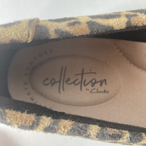Clarks Collection Women’s Size 7 Loafers Cheetah Leopard Flats Slip on - Picture 12 of 12
