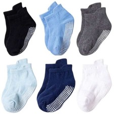 Non Slip Toddler Baby-Childhood Socks 24pk