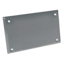 3-Gang Weatherproof Cover Blank Gray