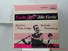JULIE KINSLER-(45 EP WITH CARDBOARD COVER)-FRANTIC FLUTE -CAPITOL EAP 1-660-1955