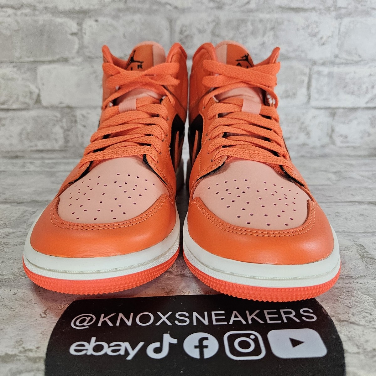 AIR JORDAN1 MID llic orange【絶版】 Nike Jordan 1 Retro AJKO Rush Orange Size 14 DO5047-801 RUSH