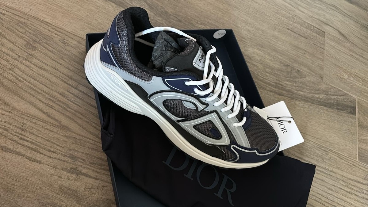 靴 DIOR b30 Size 44 EU (11 US) - Dior B30 Reflective Sneaker ' Gray