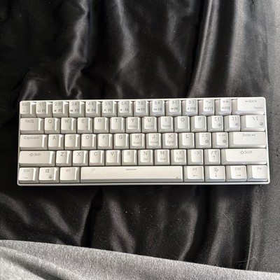 RK Royal Kludge RK61 Mechanical Gaming Keyboard 60% RGB Backlit White