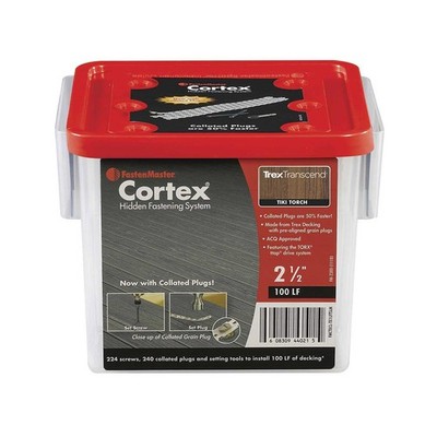 FASTENMASTER Collated Cortex for Trex Transcend Tiki Torch Decking with 2-1/2in