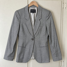 Giorgio Armani Women s Single Button Blazer Cashmere Silk Size 38 Made In Italy