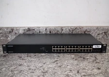 Lantronix SM24TAT2SA-VT 24-Port Managed Gigabit Ethernet PoE+ Switch Used