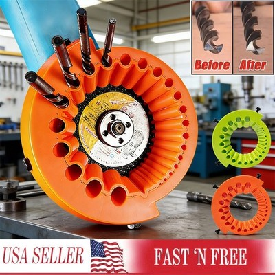 Angle Grinder Drill Bit Sharpener Tool for 2-13mm Bit Power Grinding Attachme US
