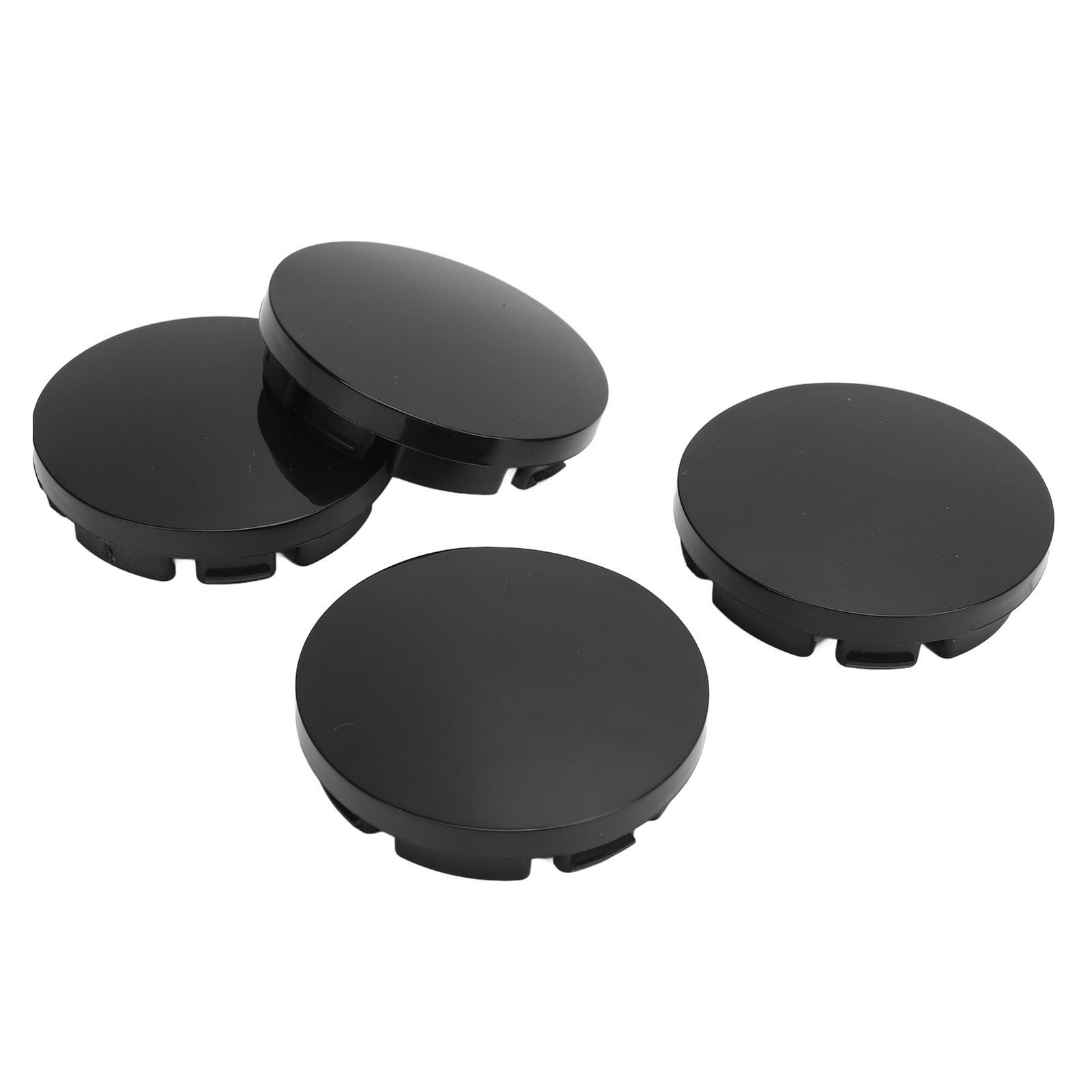 56mm 4PCS Car Wheel Center Hub Caps Black Compact Tyre Rim Hub Cover For Vehicle