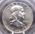 1959 "P" Franklin Half Dollar 50c PCGS MS65 FBL #516 Full Bell Lines ECC&C, Inc.