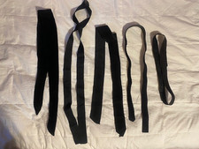 Vtg Lot of 5 Black Women's Belts