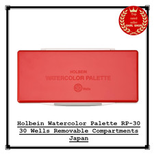 Holbein Watercolor Palette RP-30 30 Wells Removable Compartments Japan