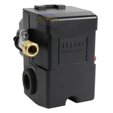 Heavy Duty 26 Amp Air Compressor Pressure Switch Control Valve 95-125 PSI 4 Port