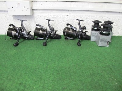 Shimano 10000 DL RB Baitrunner Rolle x 3 + Ersatzspulen neuwertig gebraucht Karpfenangeln