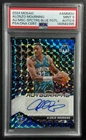 ALONZO MOURNING PSA 9 2024-25 PANINI MOSAIC #AM-MOU AUTO SPECTRIS BLUE 20/25