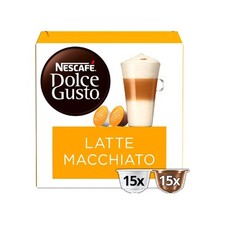 NESCAFÉ Dolce Gusto Latte Macchiato Coffee Pods (Pack of 3, Total 90 Capsules) 0.29 per lighter