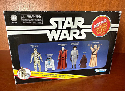 Star Wars Hasbro Retro Collection Figuren Set 6 Pack Wave 2 C-3PO R2-D2 Obi-Wan
