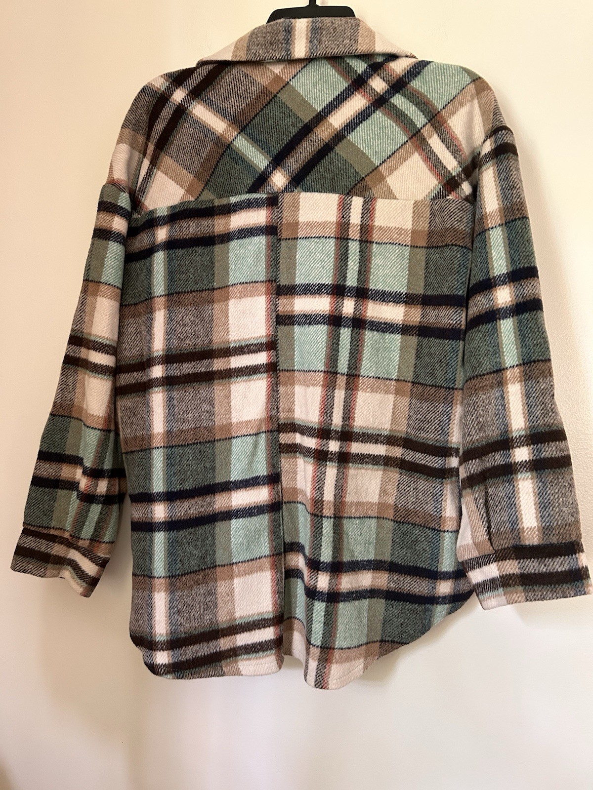 Altered State Shacket Button Front Jacket Green P… - image 6