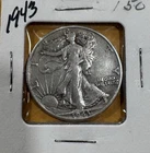 1943 XF Walking Liberty Half Dollar 90% Silver Free Shipping