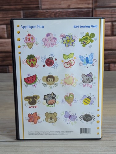 Feature Collection Applique Fun Vol 20 20 Embroidery Designs Dakota Collectibles - Picture 3 of 4