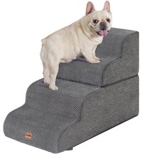 Made4Pets Dog Stairs Ramp for Bed 19.7" H, 4-Step Dog Steps for High Bed Couc...