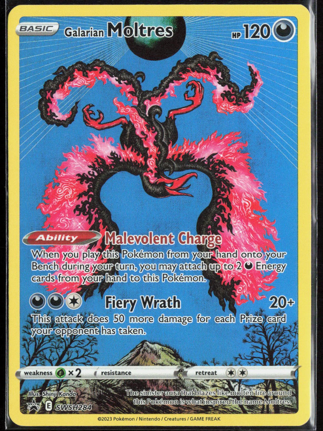 Pokemon Galarian Moltres SWSH: Sword & Shield Promo Cards SWSH284 Promo NM