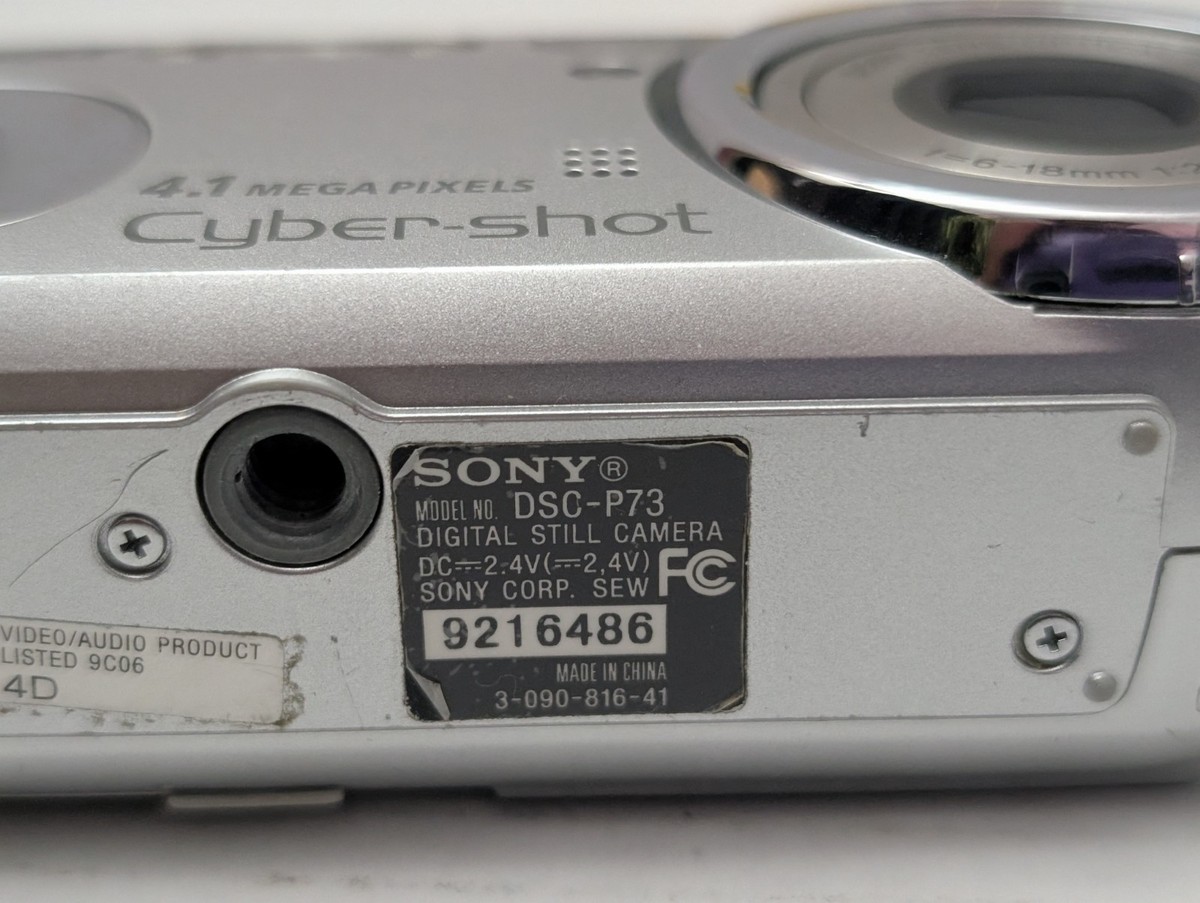 Sony Cyber-Shot DSC-P73: Digital Camera With Case | eBay
